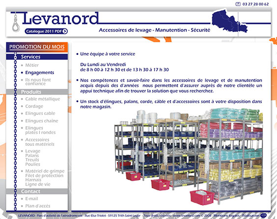 Site internet Levanord