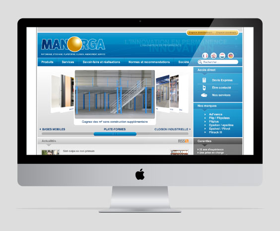 Homepage Manorga